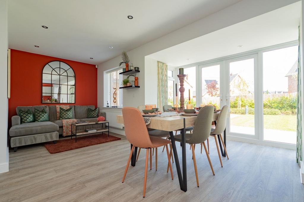 Living dining kitchen