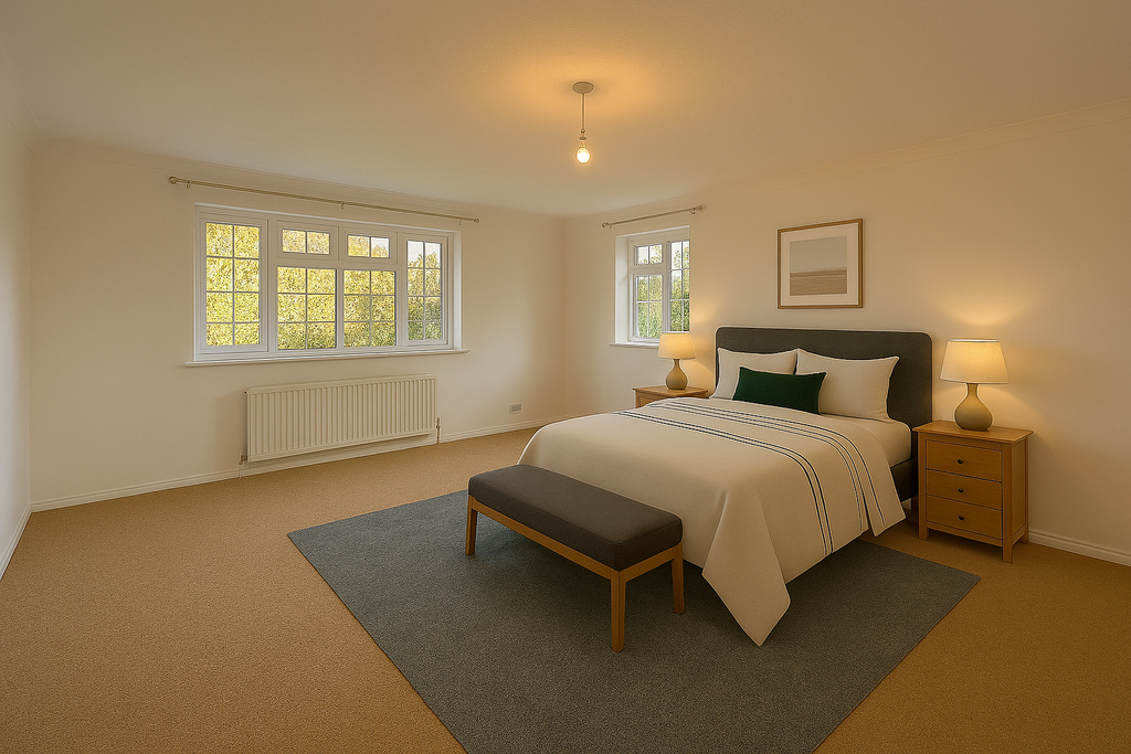 Digitally Dressed Bedroom
