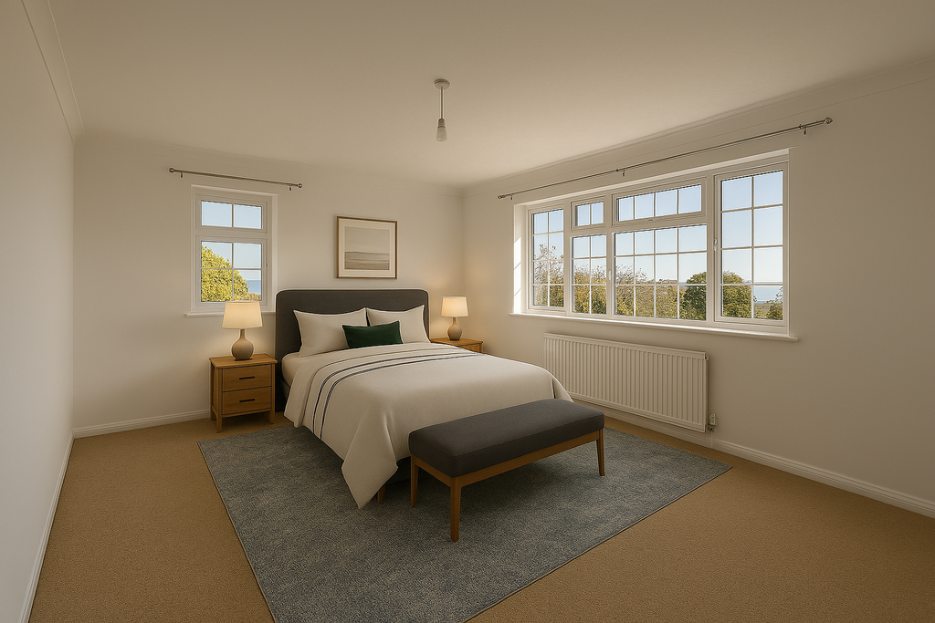 Digitally Dressed Bedroom