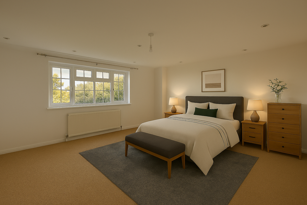 Digitally Dressed Bedroom