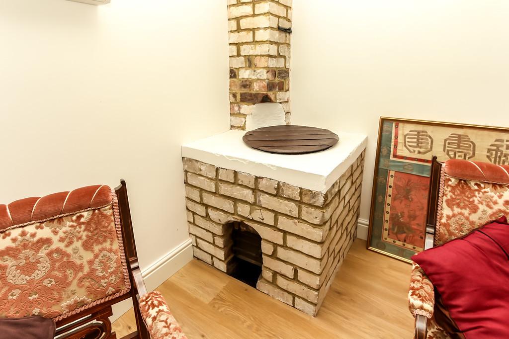 Old wood fire Victorian copper