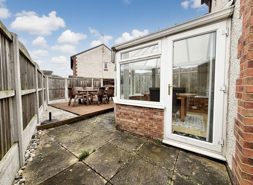Rear garden