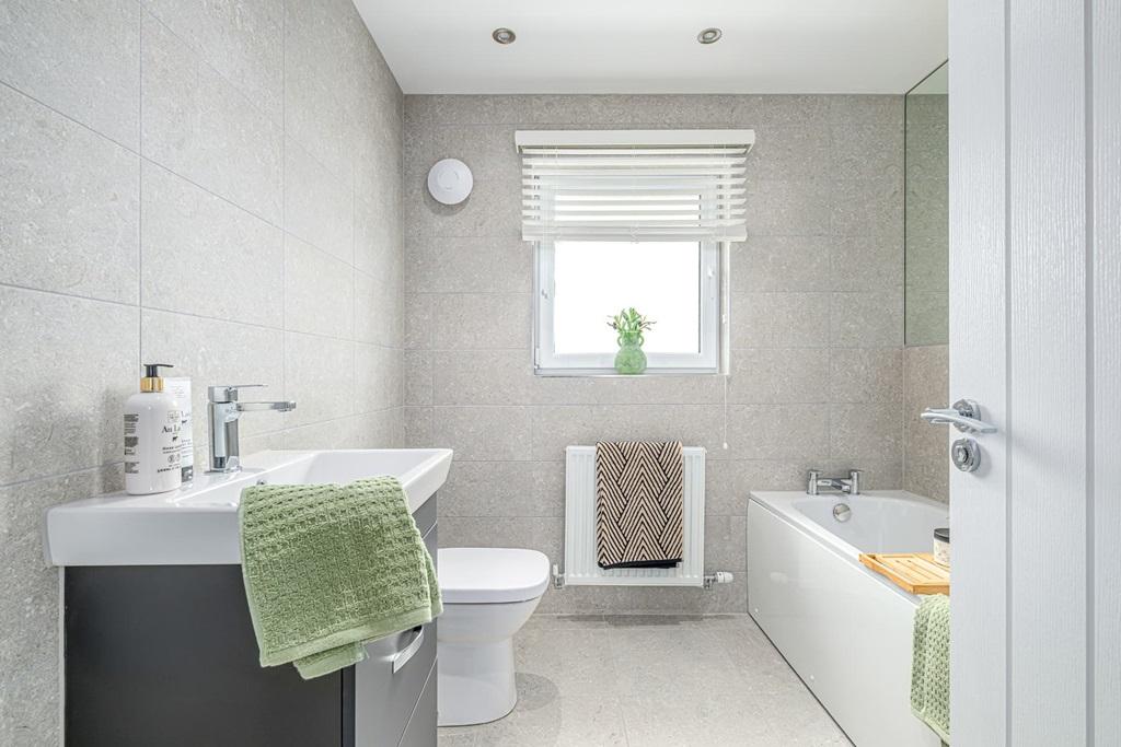 Spacious family bathroom