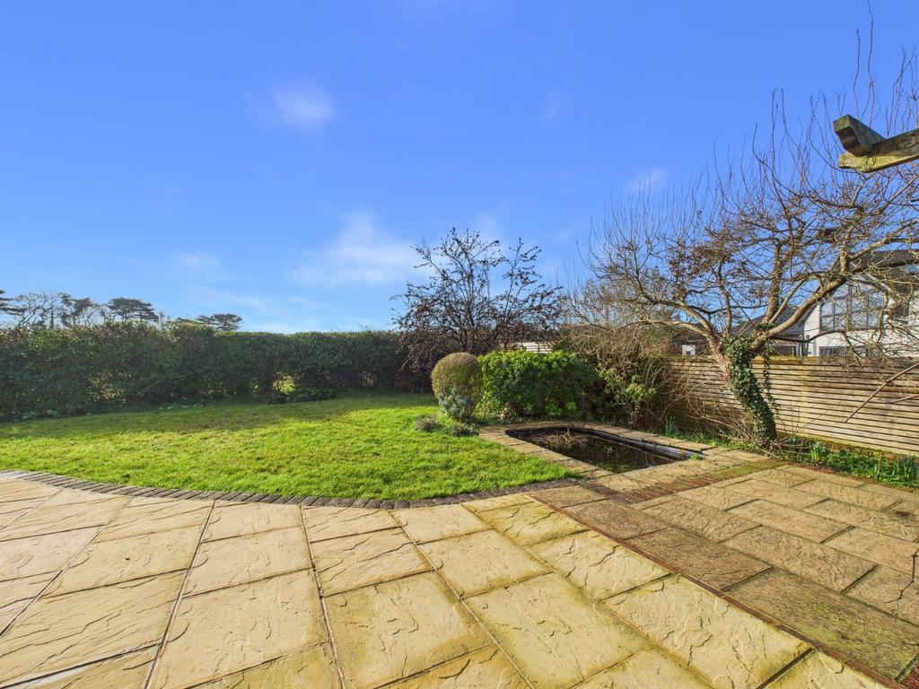 Rear Patio and Pond
