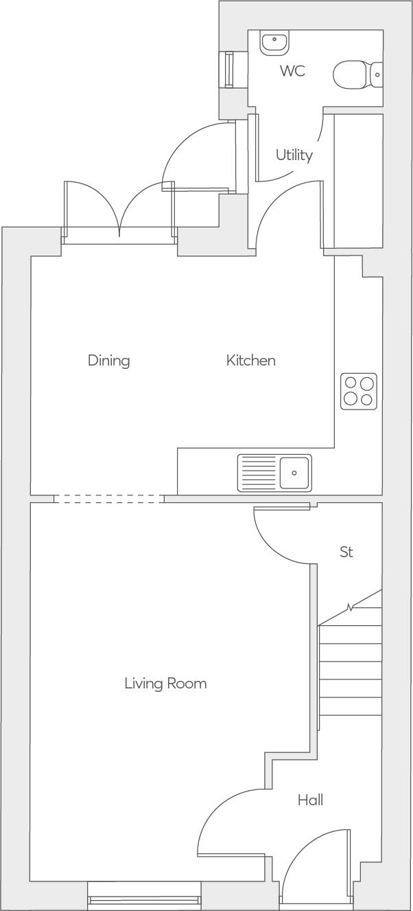 4 bedroom semi-detached house for sale - Floor Plan