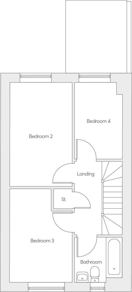 4 bedroom semi-detached house for sale - Floor Plan