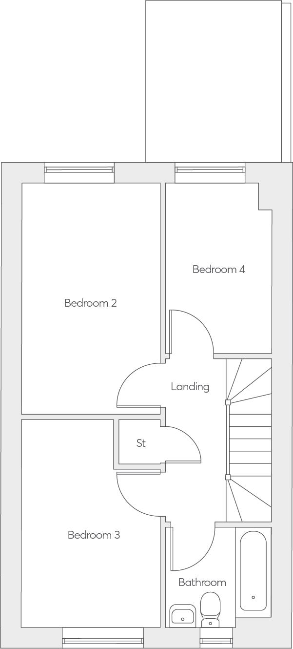 4 bedroom semi-detached house for sale - Floor Plan