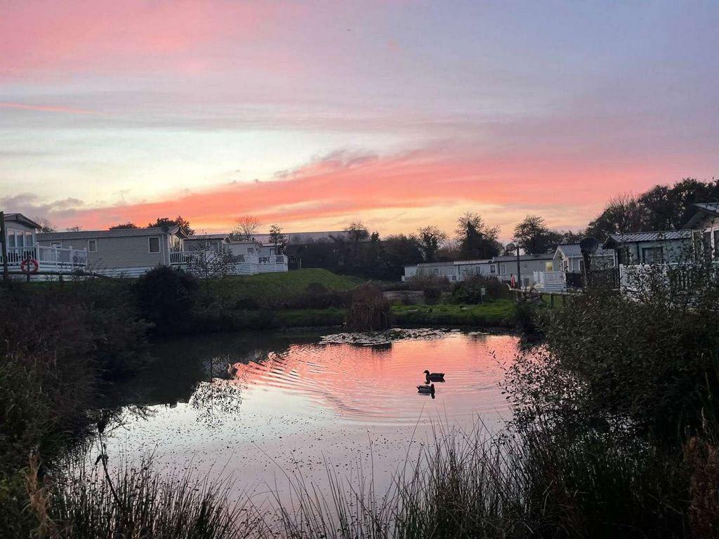 Pond At Sunset