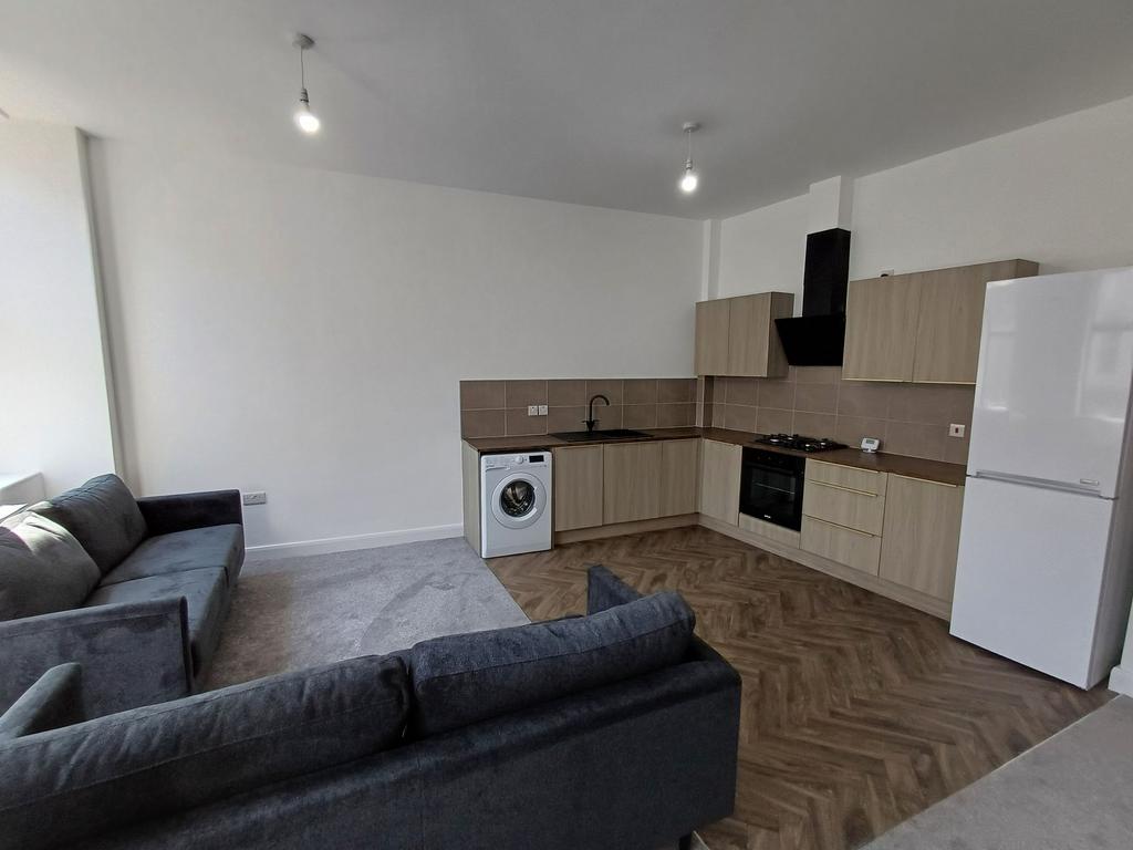 Living/kitchen area