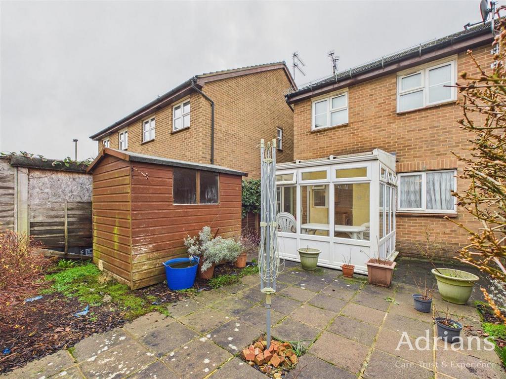 Rear of property