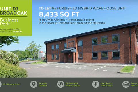 Warehouse to rent, Broadkoak Manchester M17 1RW