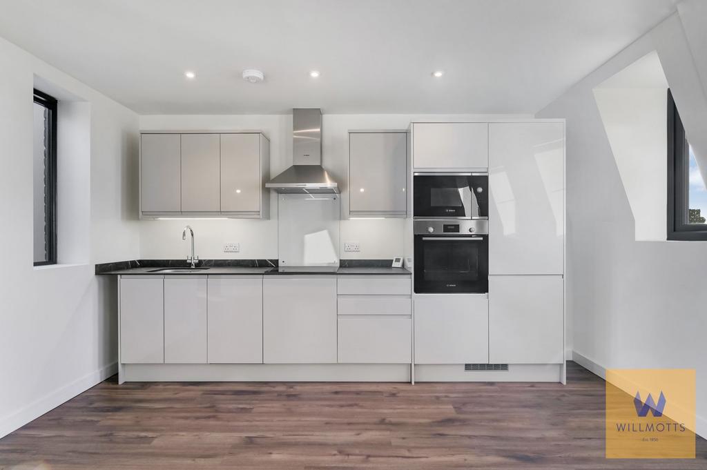 Open plan kitchen/lounge