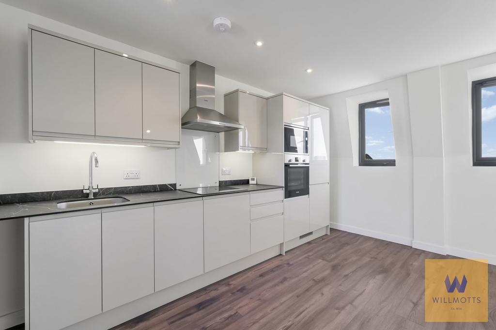 Open plan kitchen/lounge