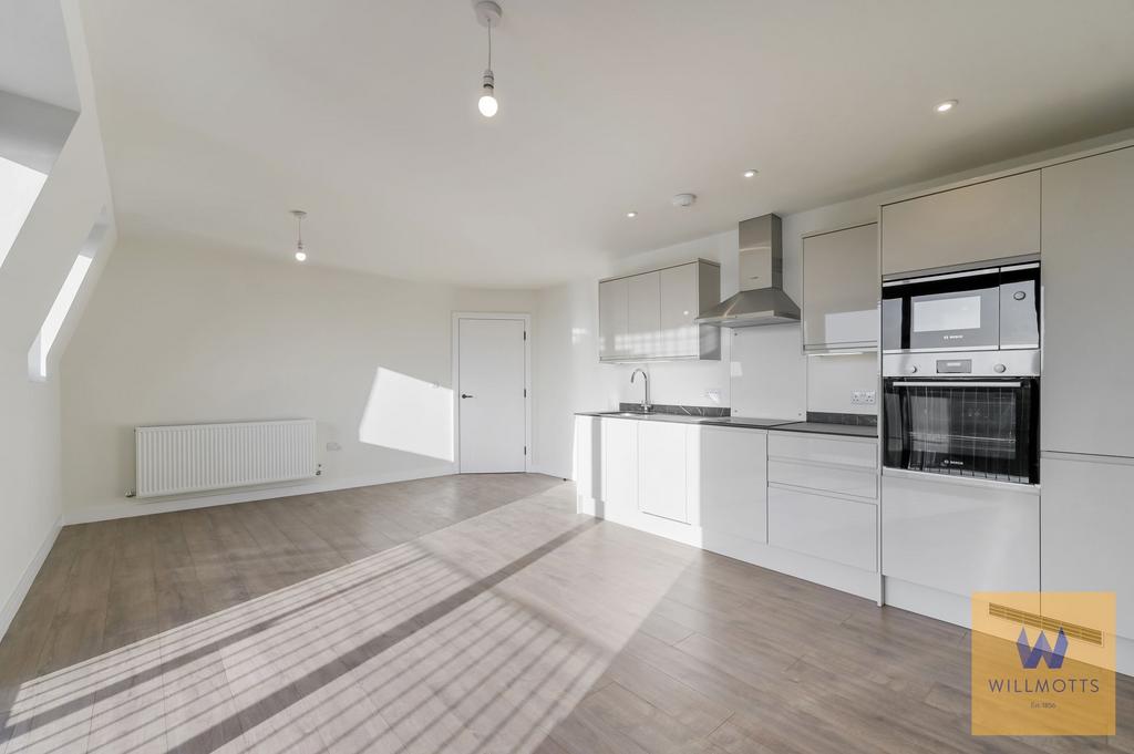 Open plan kitchen/lounge