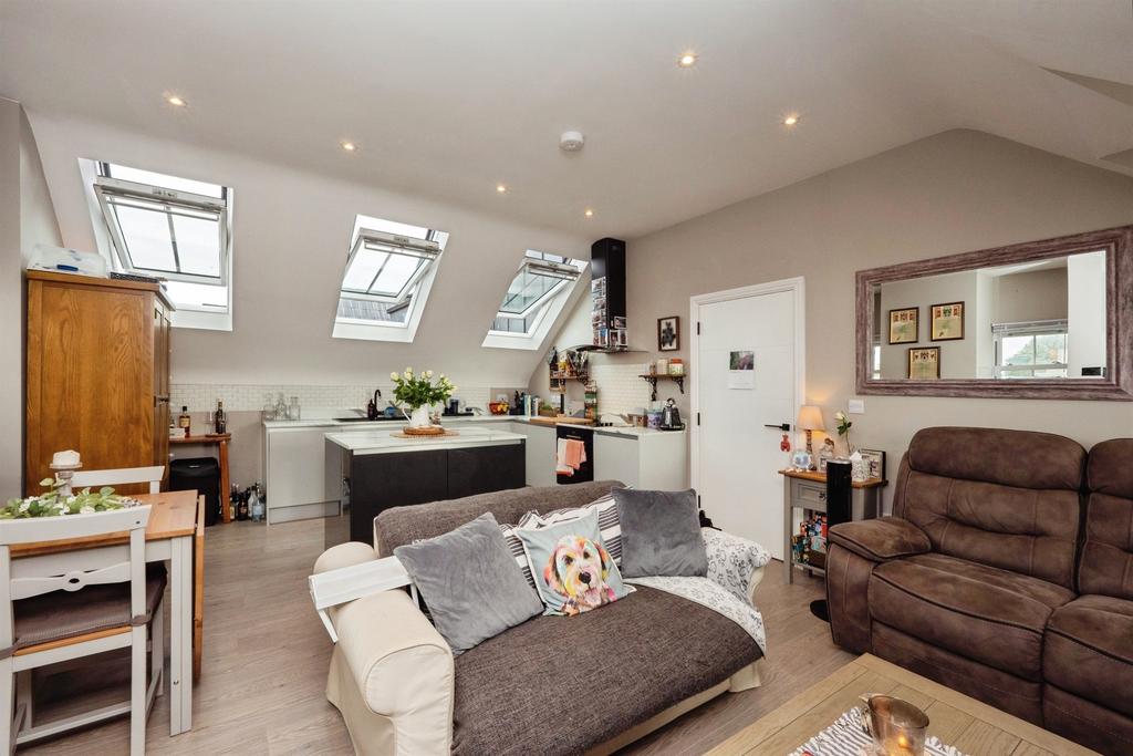 Open-plan living area, open plan living