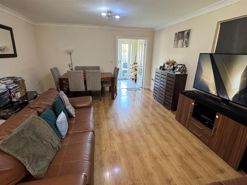 Open-plan living area, open plan living