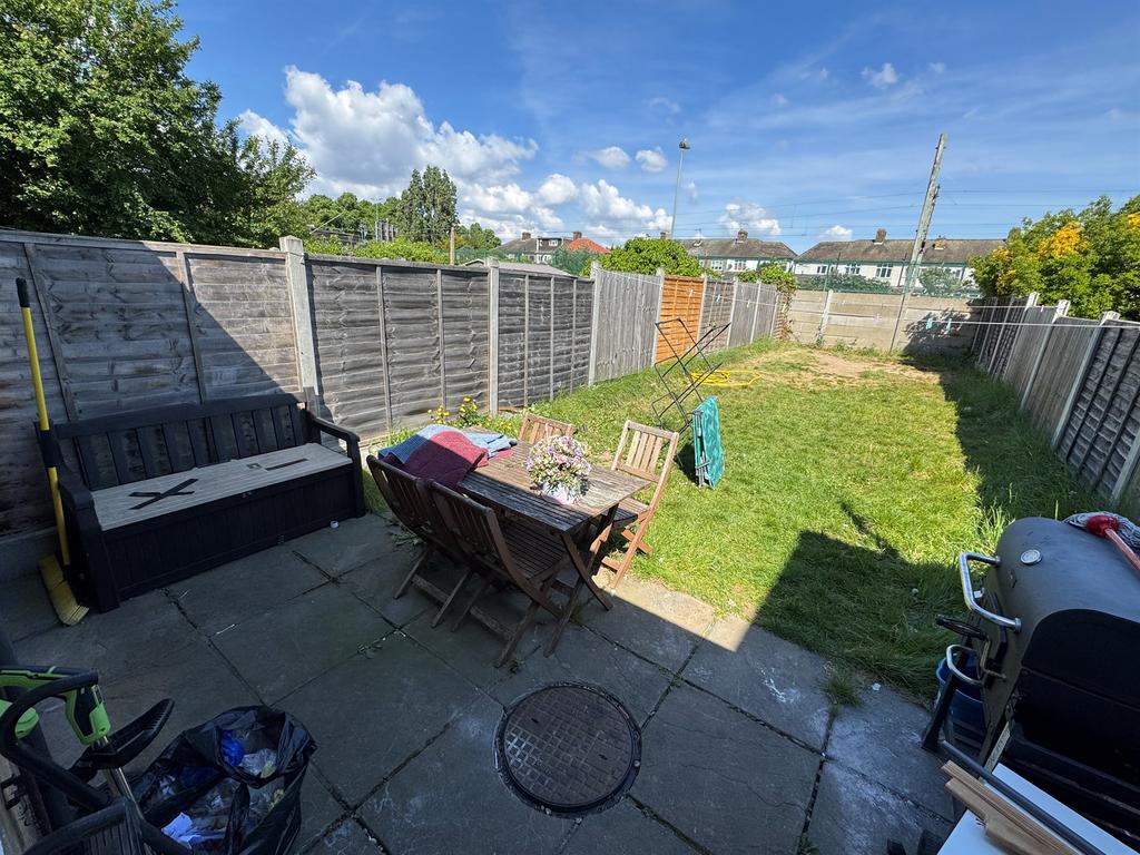 Patio view, garden