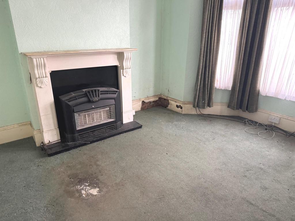 Reception room, fireplace