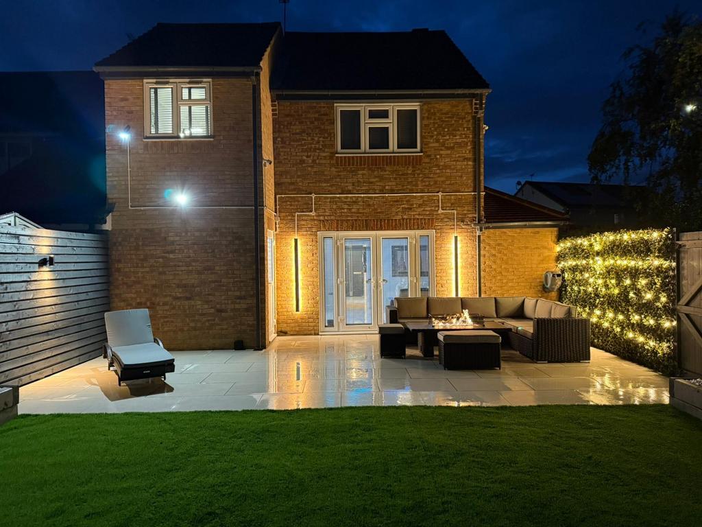 Patio view, garden