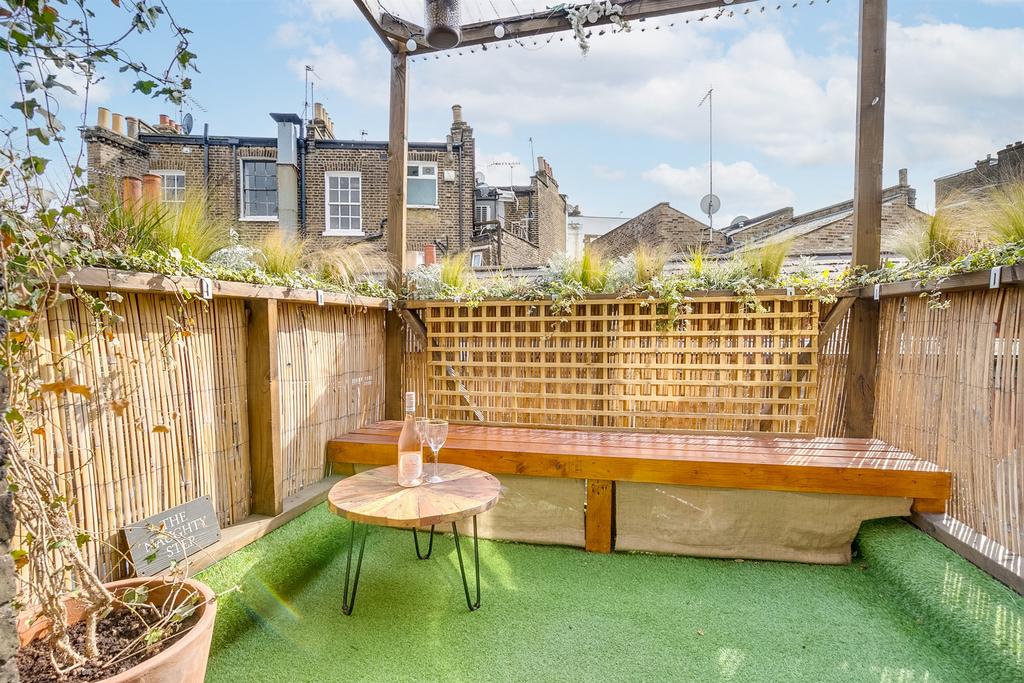 Patio view, garden