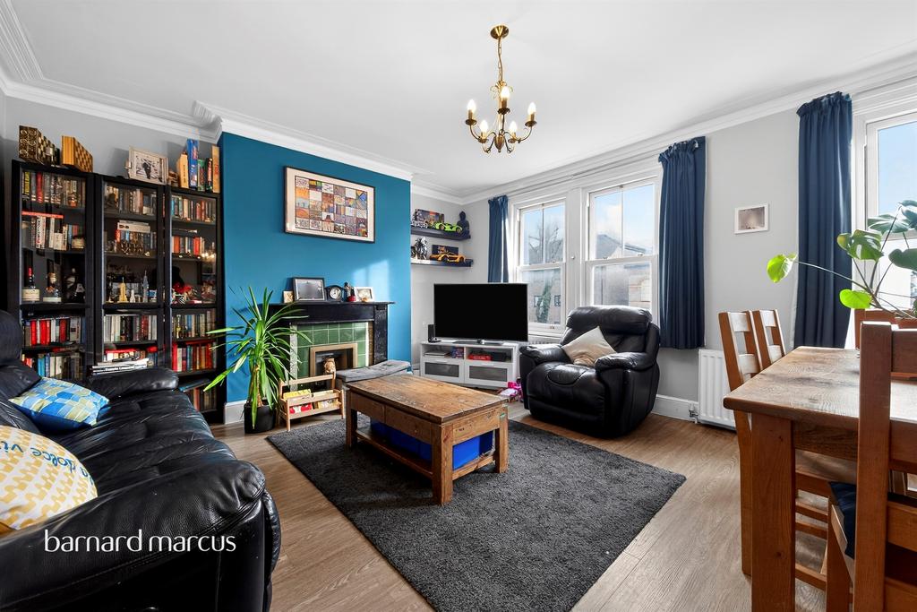 Living room, fireplace