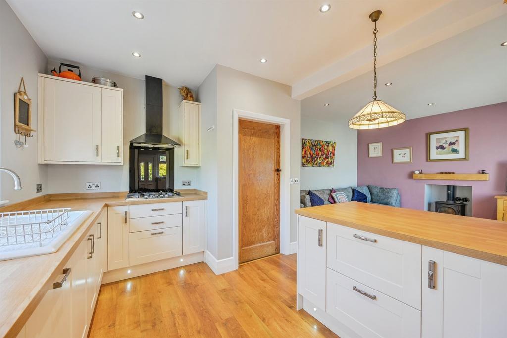 Open Plan Kitchen Area: