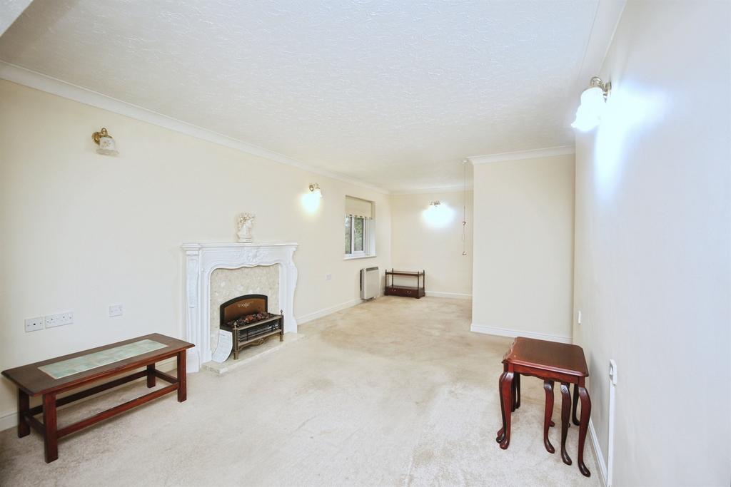 Reception room, fireplace