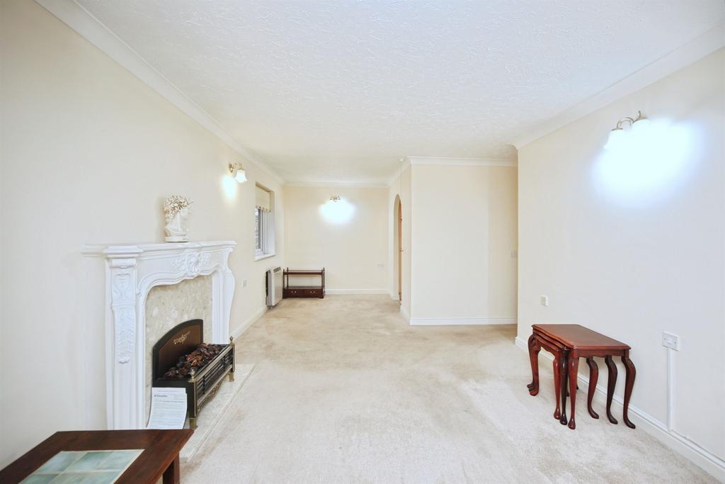 Living room, fireplace