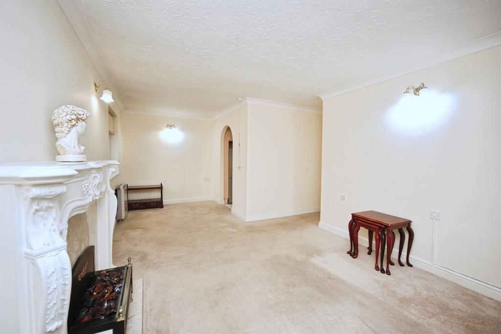 Living room, fireplace