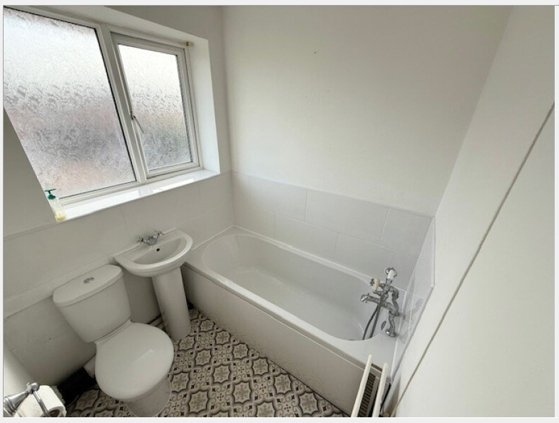 Bathroom off bedroom one