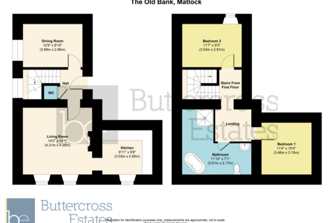 2 bedroom apartment for sale, The Old Bank, Snitterton Road, Matlock