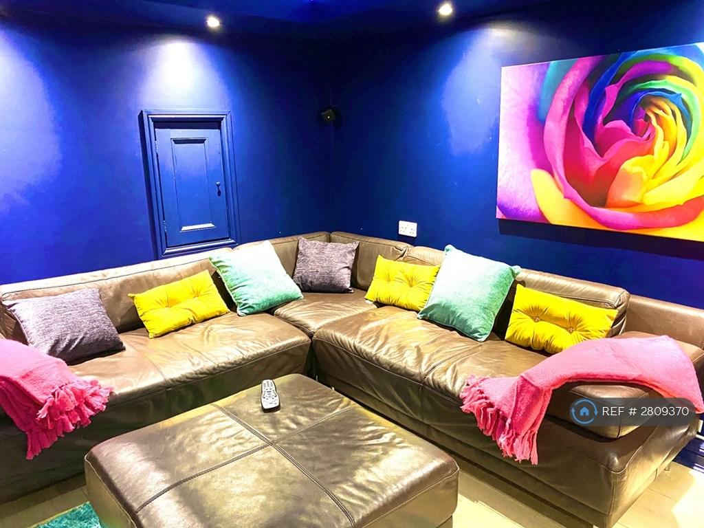 Cinema Room With Surround Sound And Heated Floor!