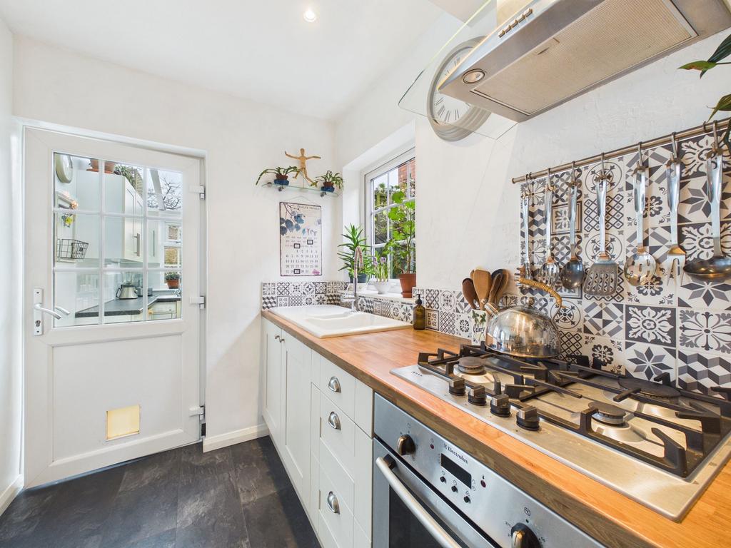 Kitchen area through to Utility Room