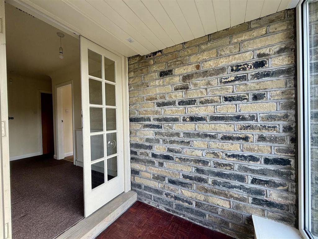 Rear entrance porch