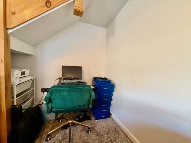 Understairs study area
