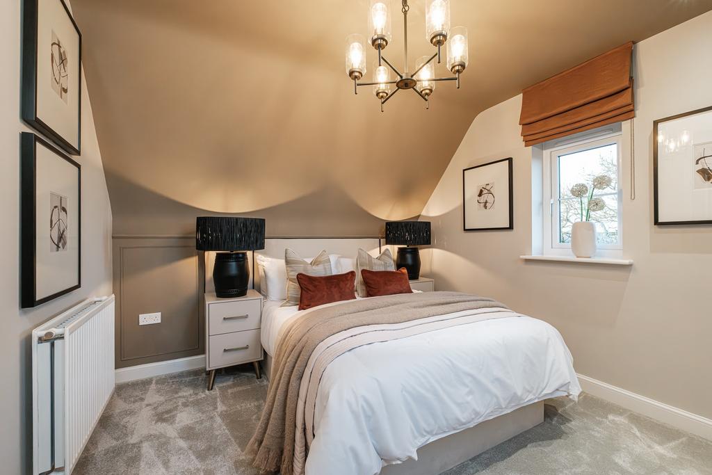 Interior view of bedroom 3 in our 4 bed Hesketh...
