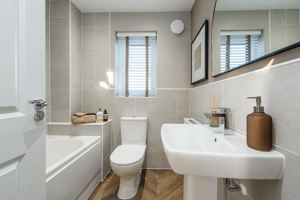Interior view of the bathroom in our 4 bed...