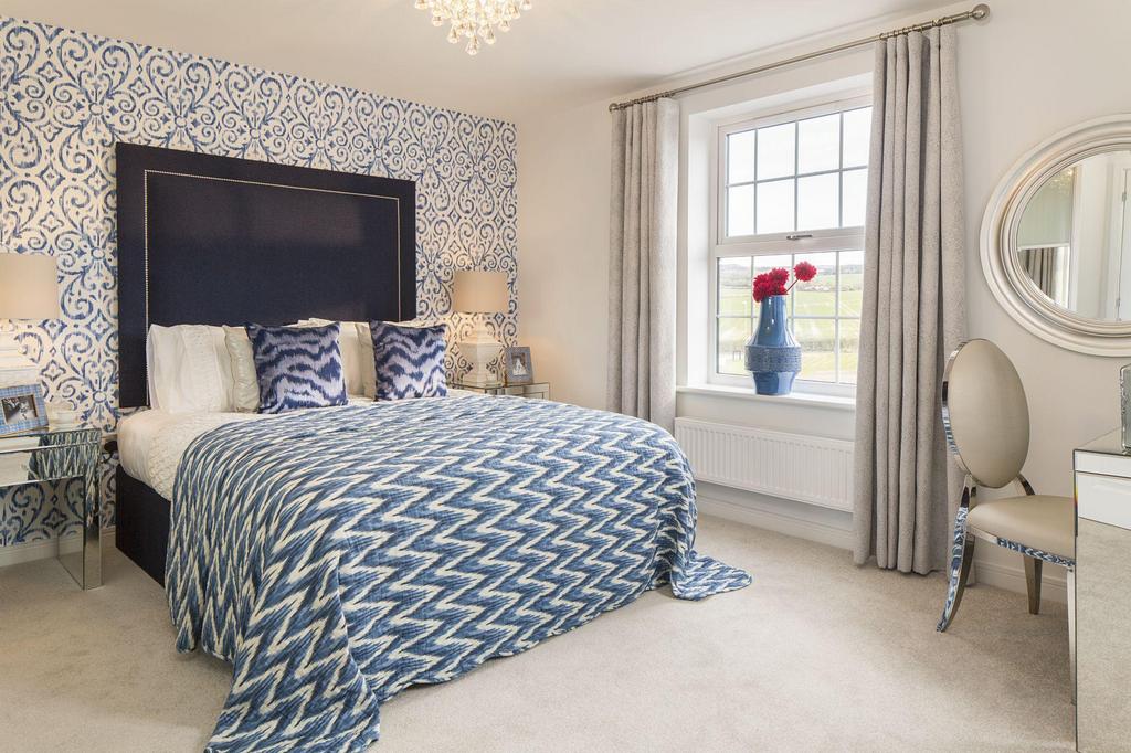 Bedroom in the Exeter 4 bedroom home