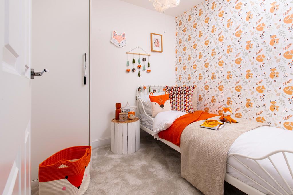 Internal image of the alderney single bedroom