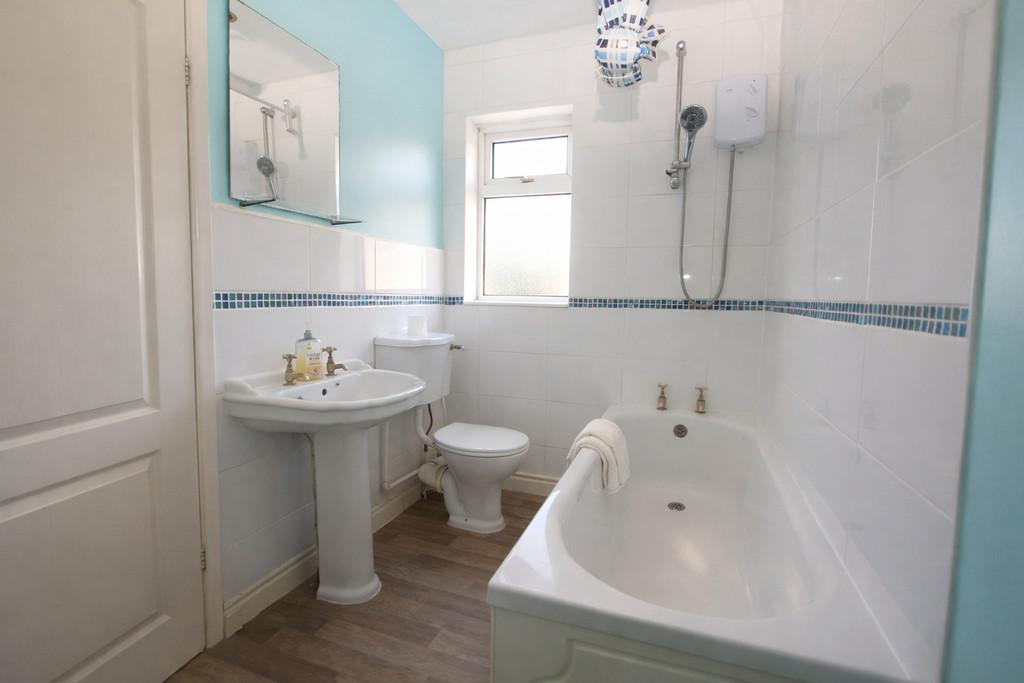 Modern bathroom with classic touches