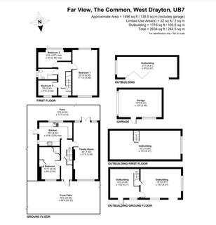 4 bedroom property with land for sale, The Common, West Drayton