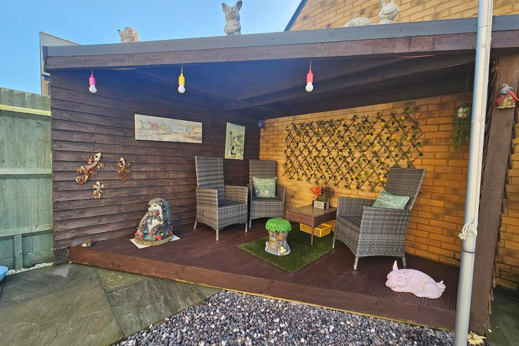 Covered Seating Area