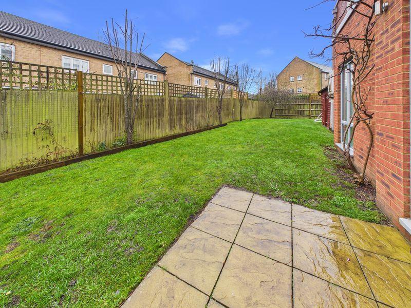 Patio to lawn area