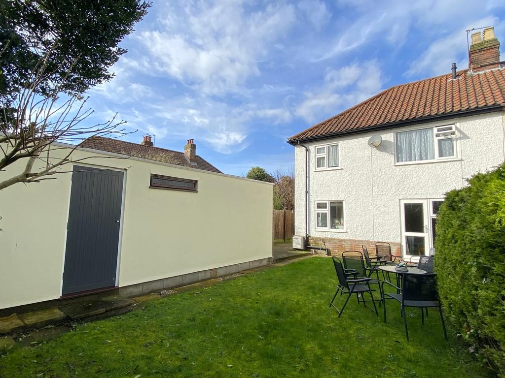 Rear elevation and garden