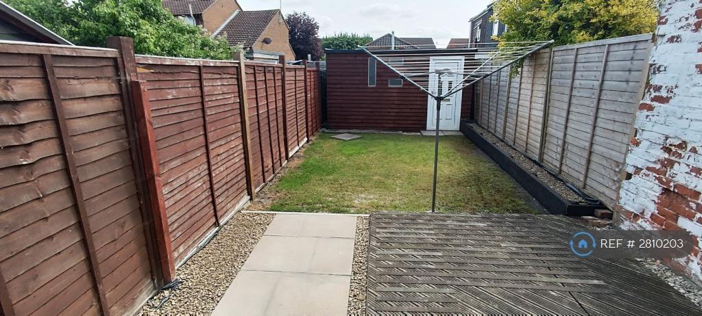 Rear Garden, Decking &amp; Shed