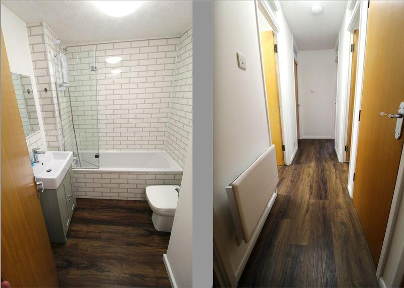 Bathroom and Hall