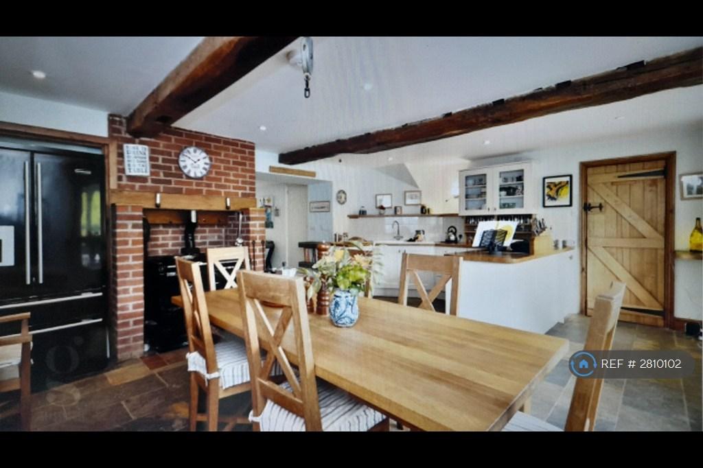 Kitchen With Aga &amp; Electric Range Oven