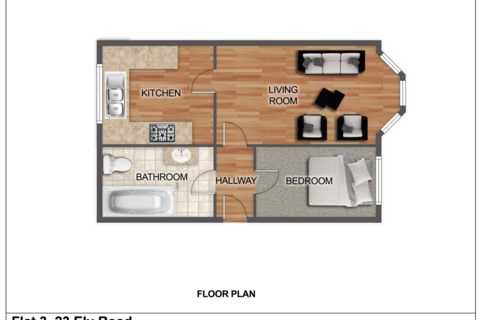 2 bedroom flat to rent, Ely Road, Cardiff, CF5
