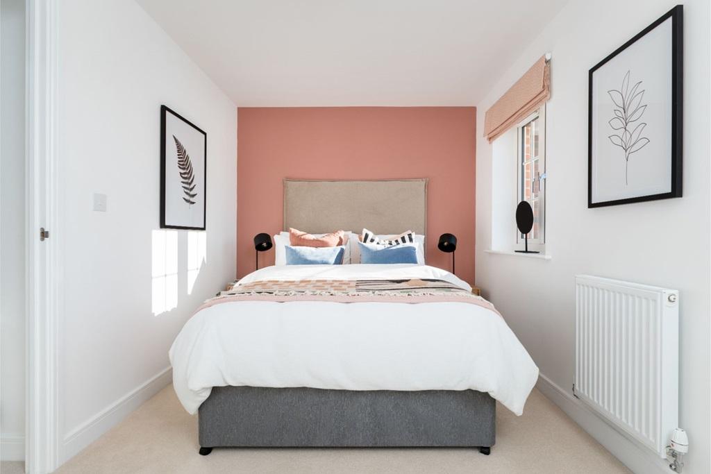 And the second double bedroom, perfect for guests