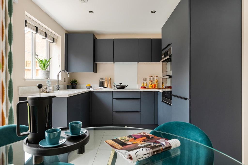 Beautifully designed modern kitchen with energy...